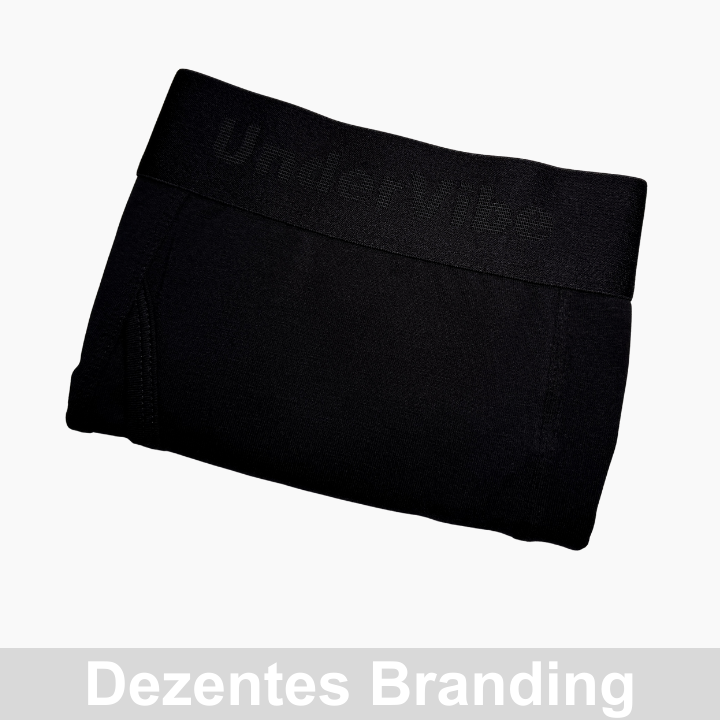 4er Pack UnderVibe Lange Boxershorts Schwarz