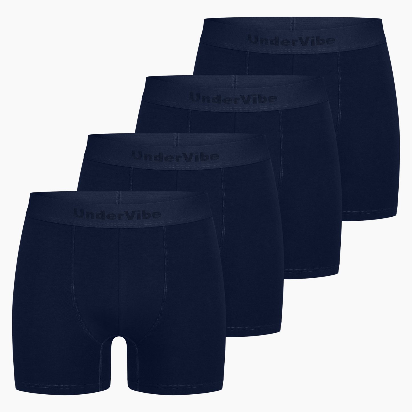 4er Pack UnderVibe Lange Boxershorts
