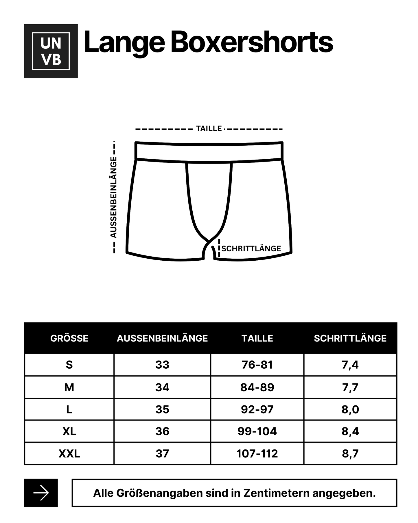 4er Pack UnderVibe Lange Boxershorts