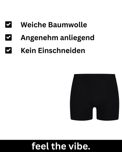 4er Pack UnderVibe Lange Boxershorts