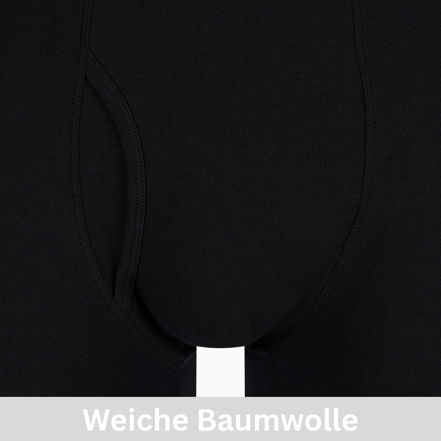 4er Pack UnderVibe Lange Retro Boxershorts Schwarz